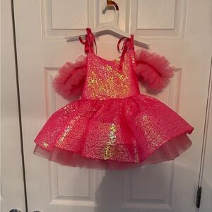 Sparkling Pink Kids Costume Dress